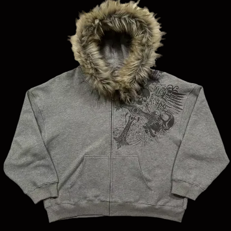 "Arctic Eyes" Fur Hoodie