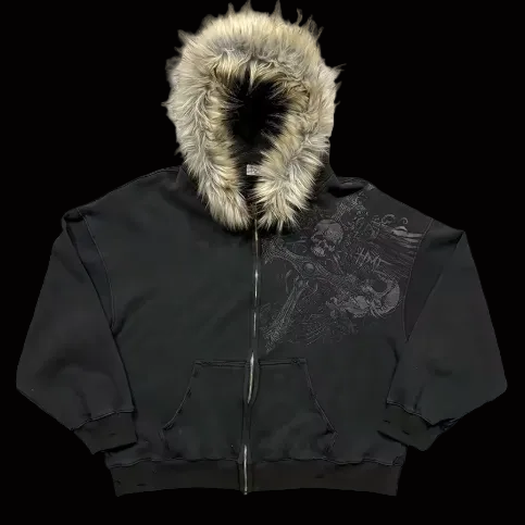 "Arctic Eyes" Fur Hoodie